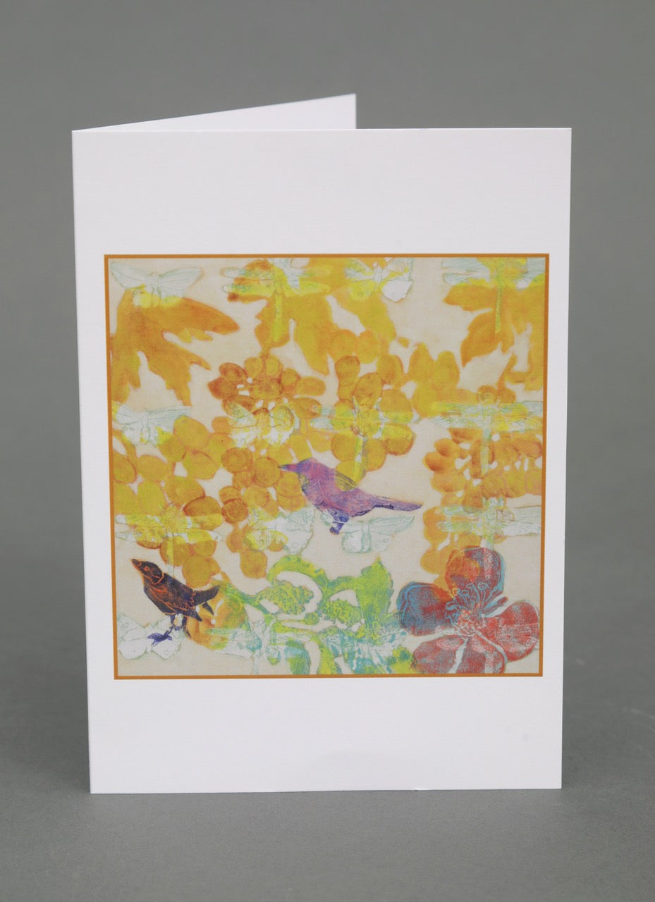 GREETING CARD : BRONZED ORCHARD